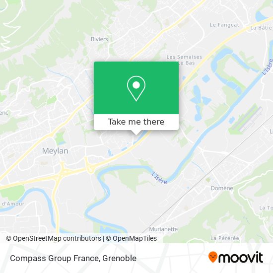 Mapa Compass Group France