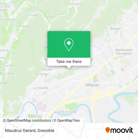 Maudrux Gerard map