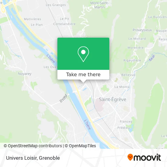 Univers Loisir map