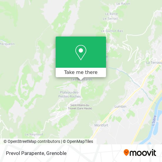 Prevol Parapente map