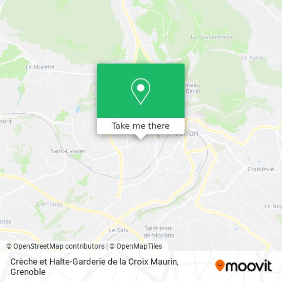 Crèche et Halte-Garderie de la Croix Maurin map