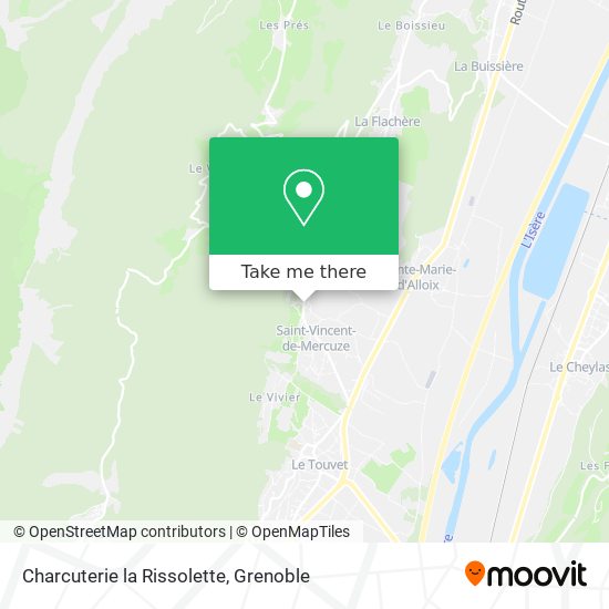 Charcuterie la Rissolette map