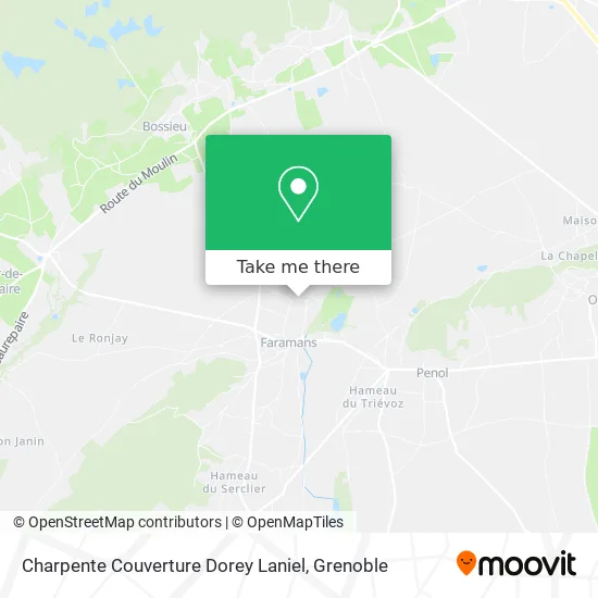 Charpente Couverture Dorey Laniel map