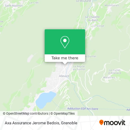 Axa Assurance Jerome Bedois map