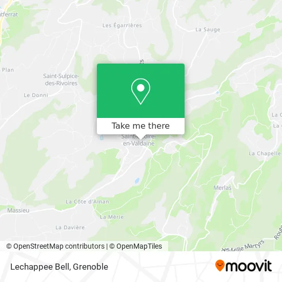 Lechappee Bell map