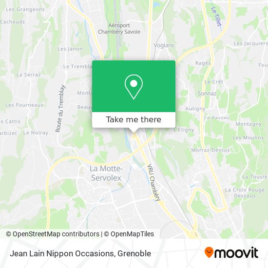 Jean Lain Nippon Occasions map