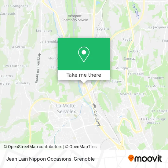 Jean Lain Nippon Occasions map