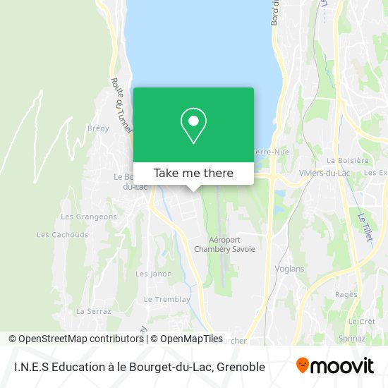 I.N.E.S Education à le Bourget-du-Lac map