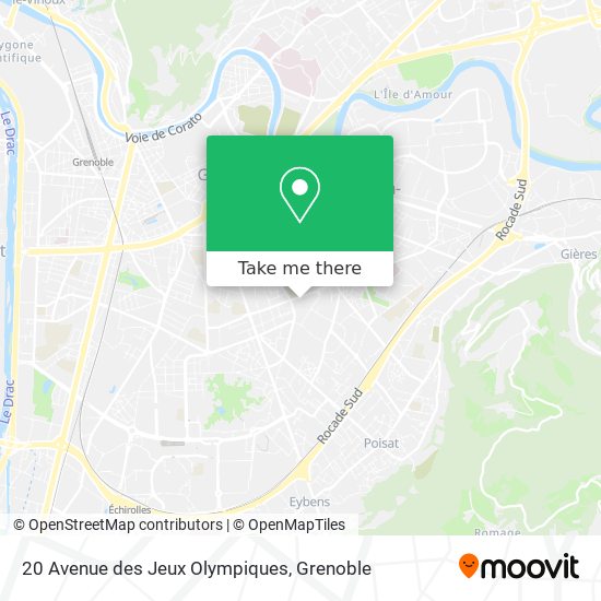 20 Avenue des Jeux Olympiques map