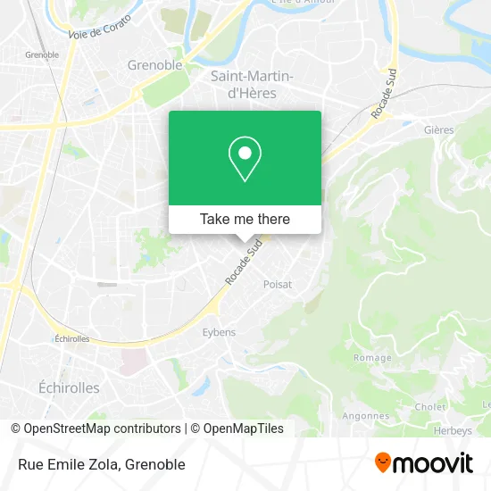 Rue Emile Zola map