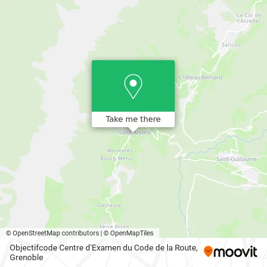 Objectifcode Centre d'Examen du Code de la Route map