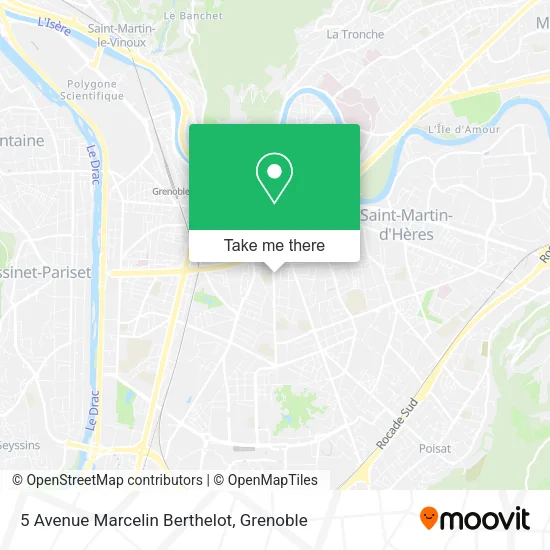 5 Avenue Marcelin Berthelot map