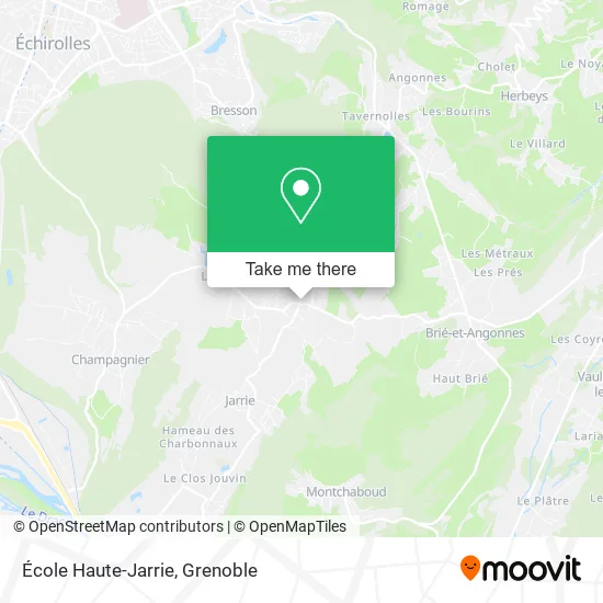 École Haute-Jarrie map