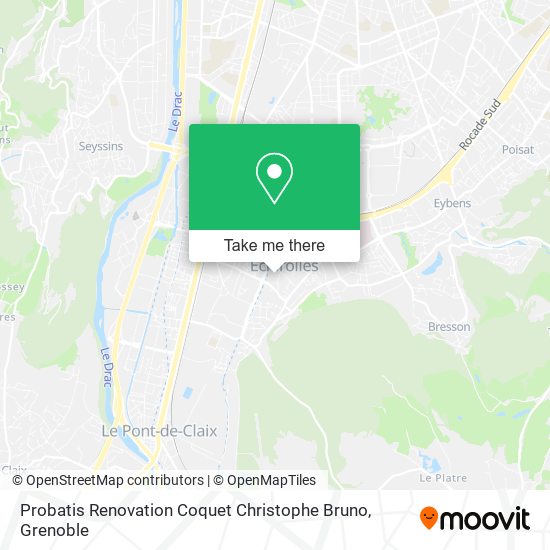 Probatis Renovation Coquet Christophe Bruno map