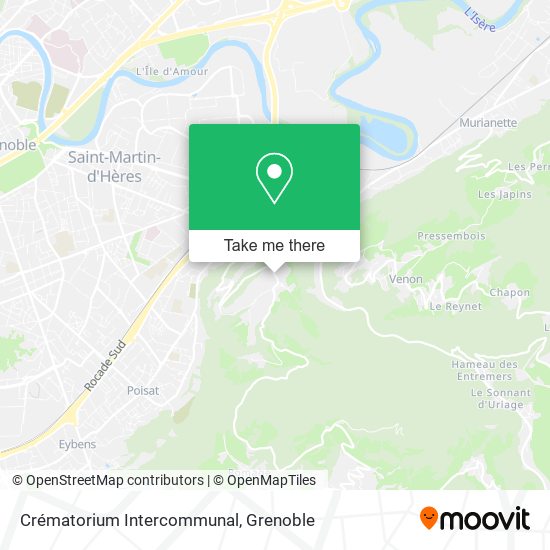 Crématorium Intercommunal map
