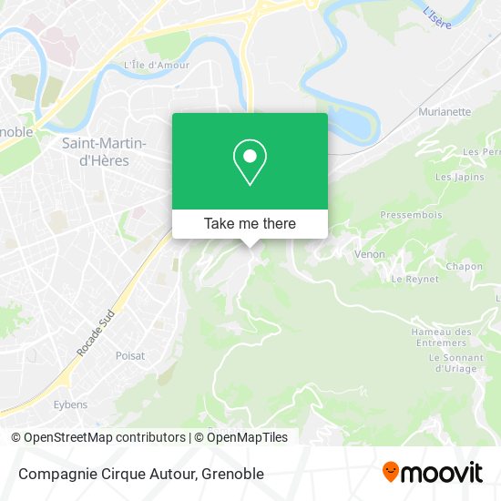 Compagnie Cirque Autour map