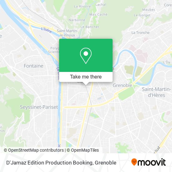 D'Jamaz Edition Production Booking map