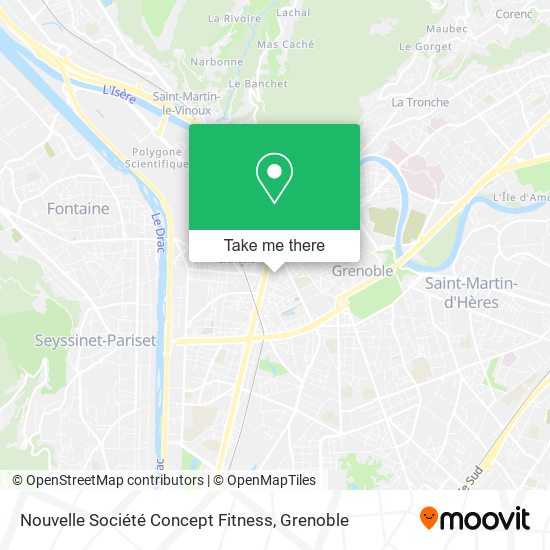 Nouvelle Société Concept Fitness map