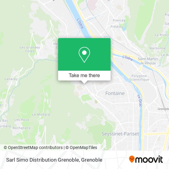 Sarl Simo Distribution Grenoble map