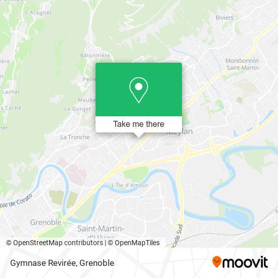 Gymnase Revirée map