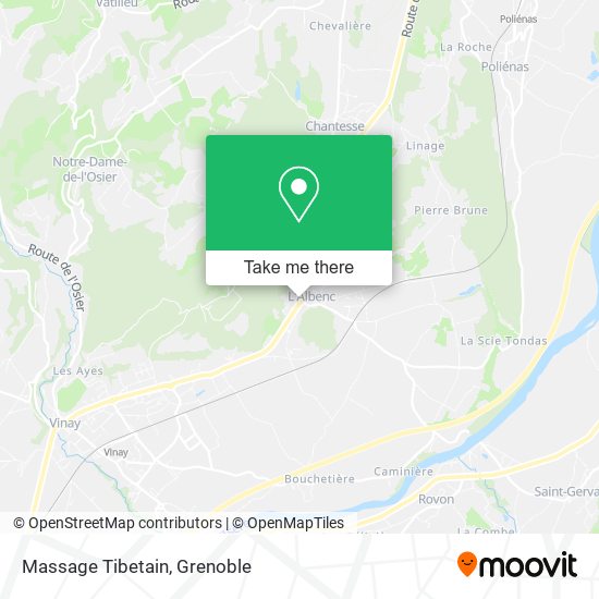 Massage Tibetain map