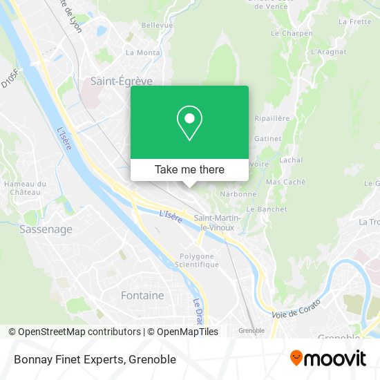 Bonnay Finet Experts map