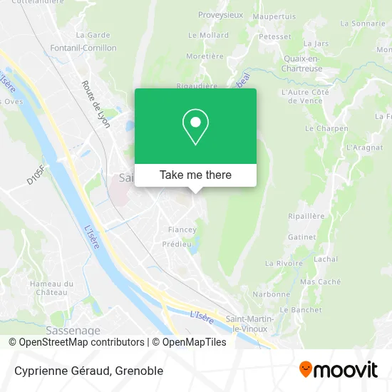 Cyprienne Géraud map