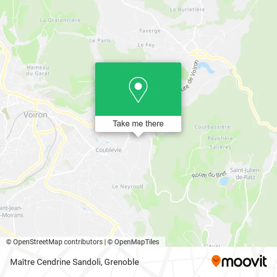 Maître Cendrine Sandoli map