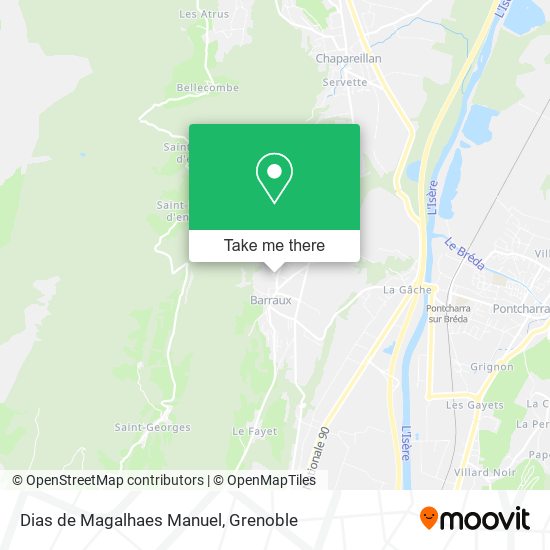 Dias de Magalhaes Manuel map