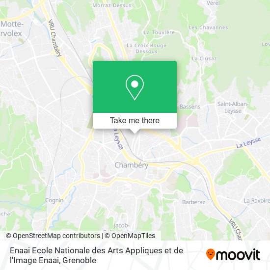 Enaai Ecole Nationale des Arts Appliques et de l'Image Enaai map