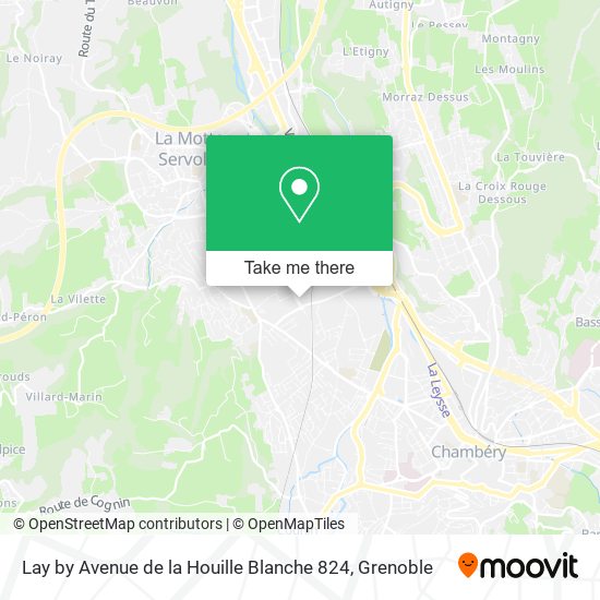 Lay by Avenue de la Houille Blanche 824 map