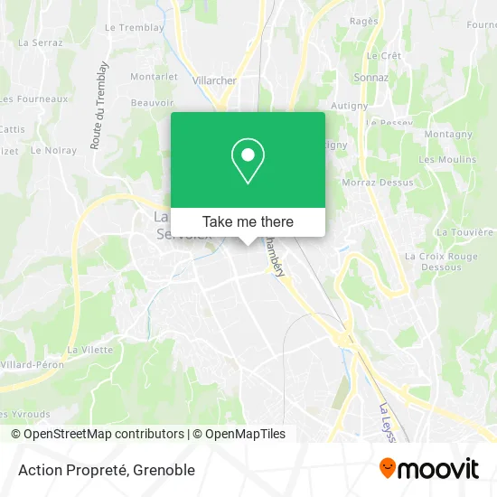 Action Propreté map