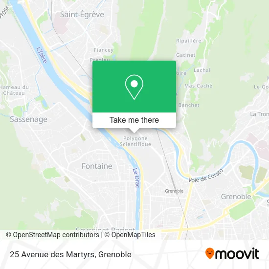 25 Avenue des Martyrs map
