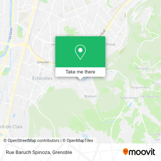 Rue Baruch Spinoza map