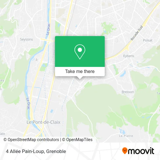 4 Allée Pain-Loup map