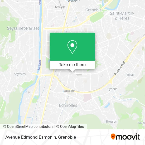 Avenue Edmond Esmonin map