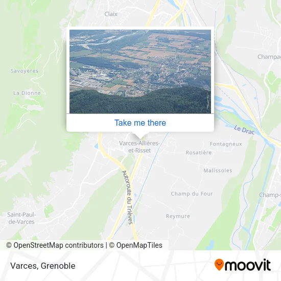 Varces map