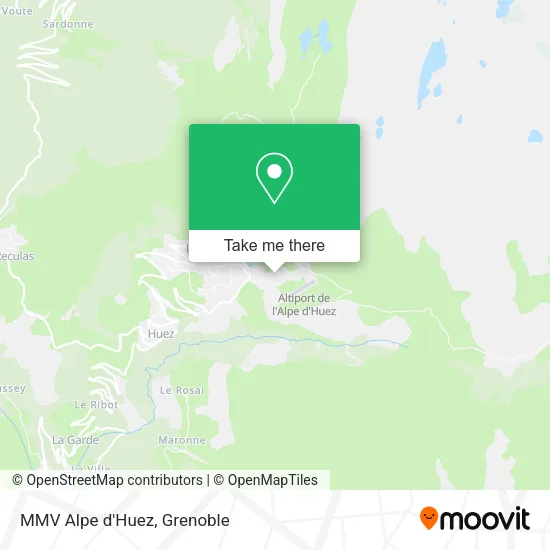MMV Alpe d'Huez map