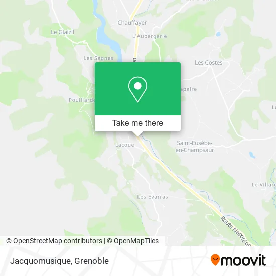 Jacquomusique map