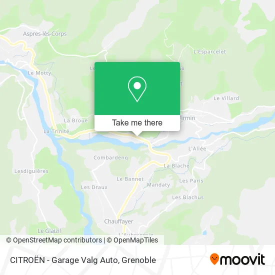 CITROËN - Garage Valg Auto map