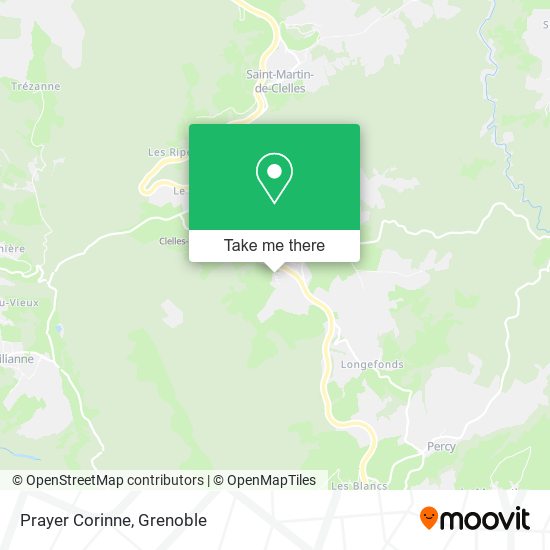 Prayer Corinne map