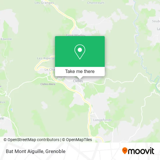 Bat Mont Aiguille map