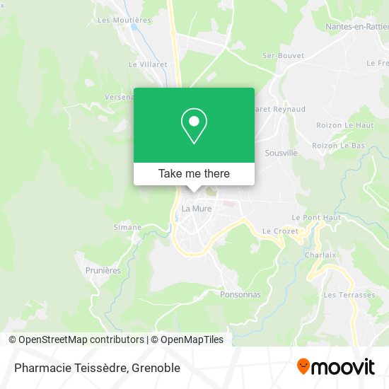 Mapa Pharmacie Teissèdre