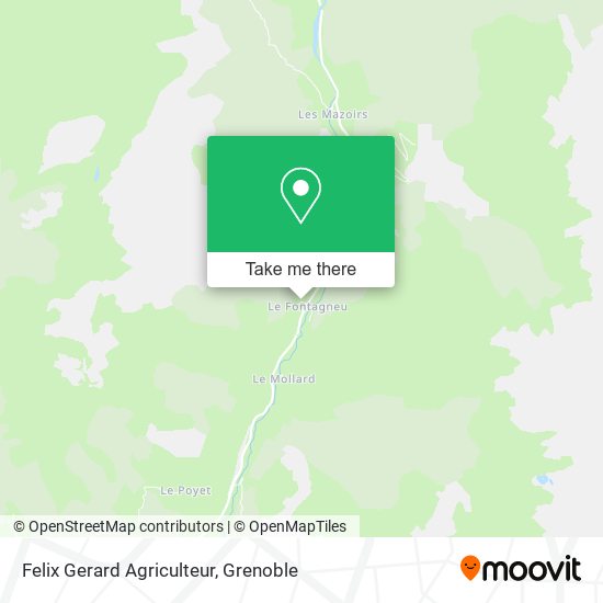 Mapa Felix Gerard Agriculteur