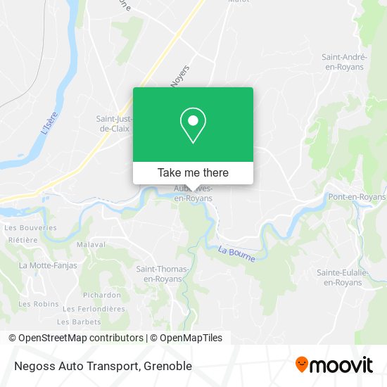 Mapa Negoss Auto Transport