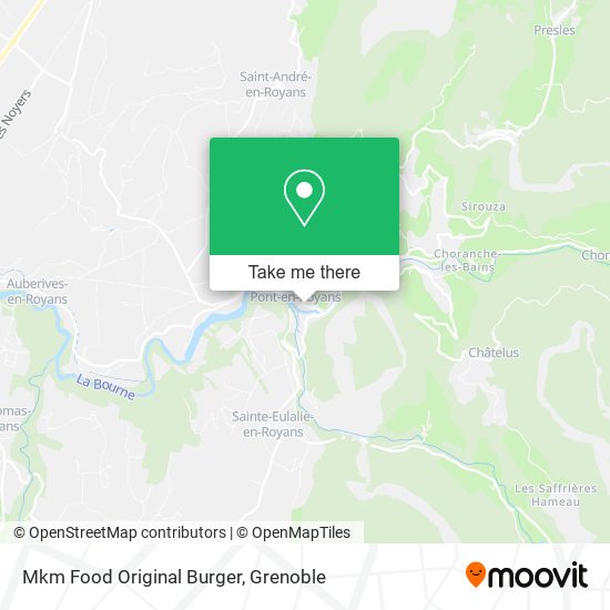 Mapa Mkm Food Original Burger