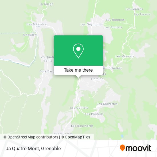 Mapa Ja Quatre Mont