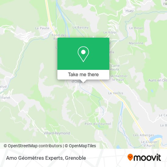 Amo Géomètres Experts map