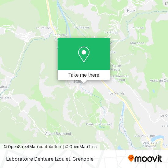 Mapa Laboratoire Dentaire Izoulet