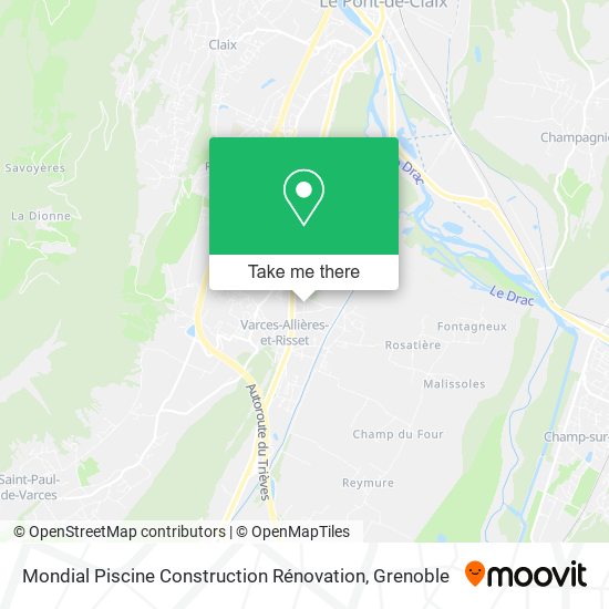 Mondial Piscine Construction Rénovation map